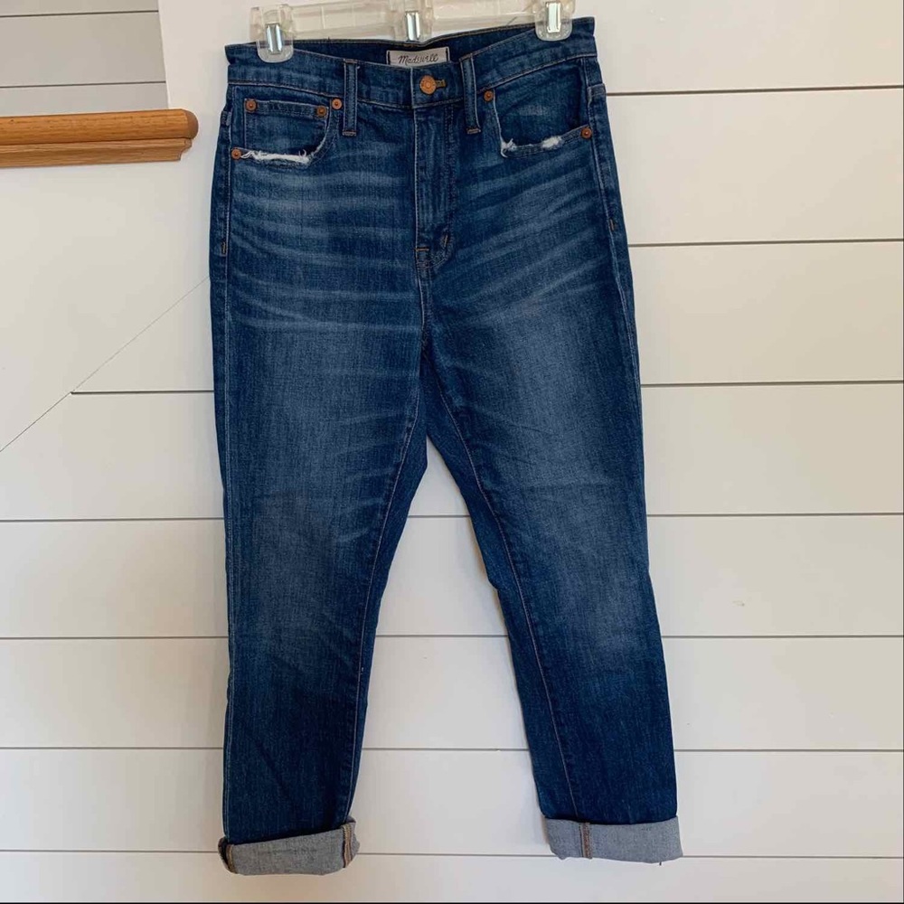 Madewell slim boyfriend jeans